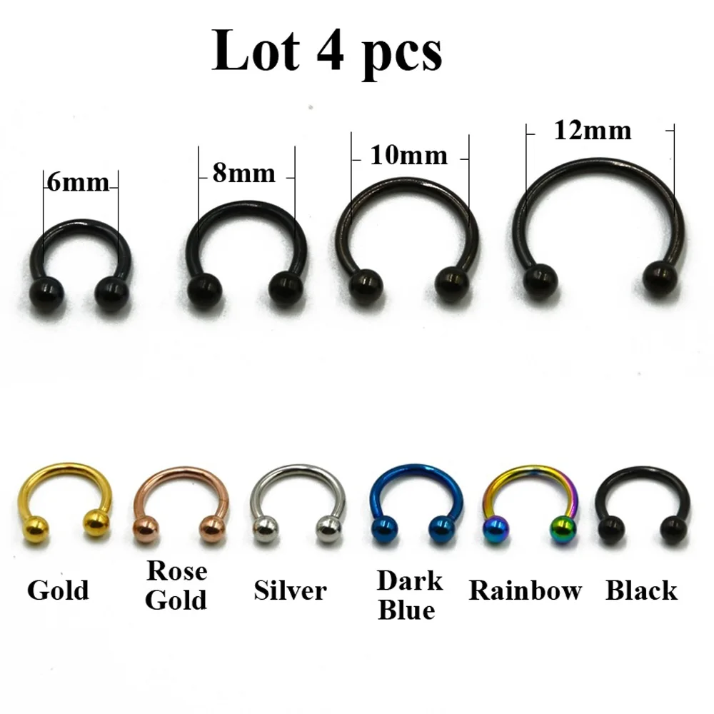 12mm horseshoe ring