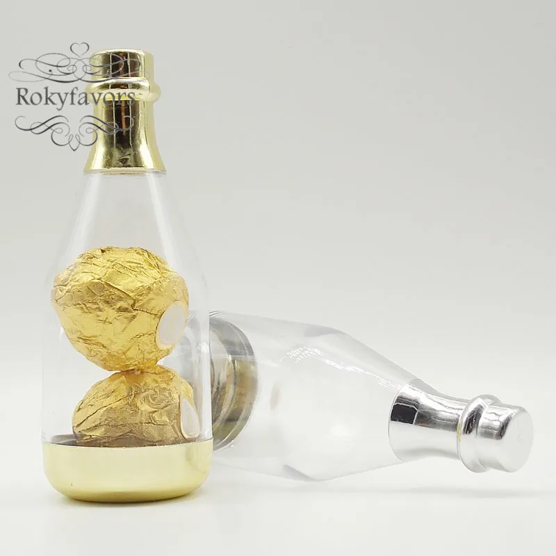 Пластиковые бутылки шампанского 12 штук конфетных коробок наполнимые сувениры