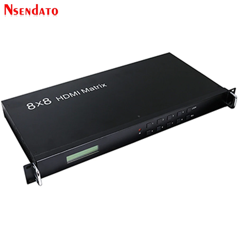  Full HD 3D 8X8 HDMI 1.3 Matrix with RS232/LAN Port Adapter 8 in 8 out HDMI Matrix Switch with IR Re