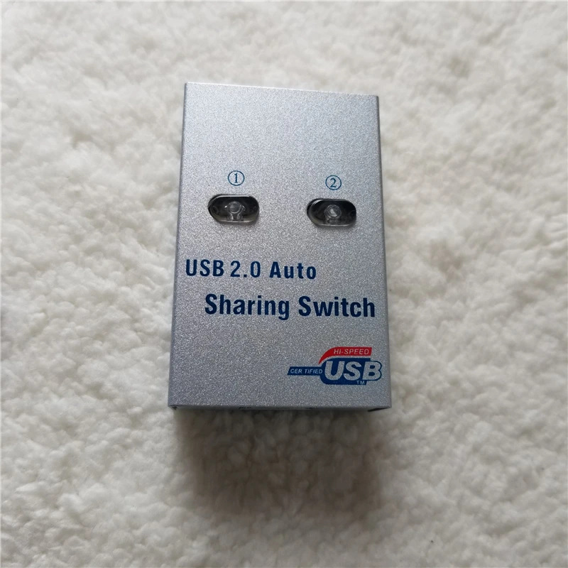 

2 in 1 out USB 2.0 Auto & Manual Sharing Switch for 2 PC Computer to 1 Printe