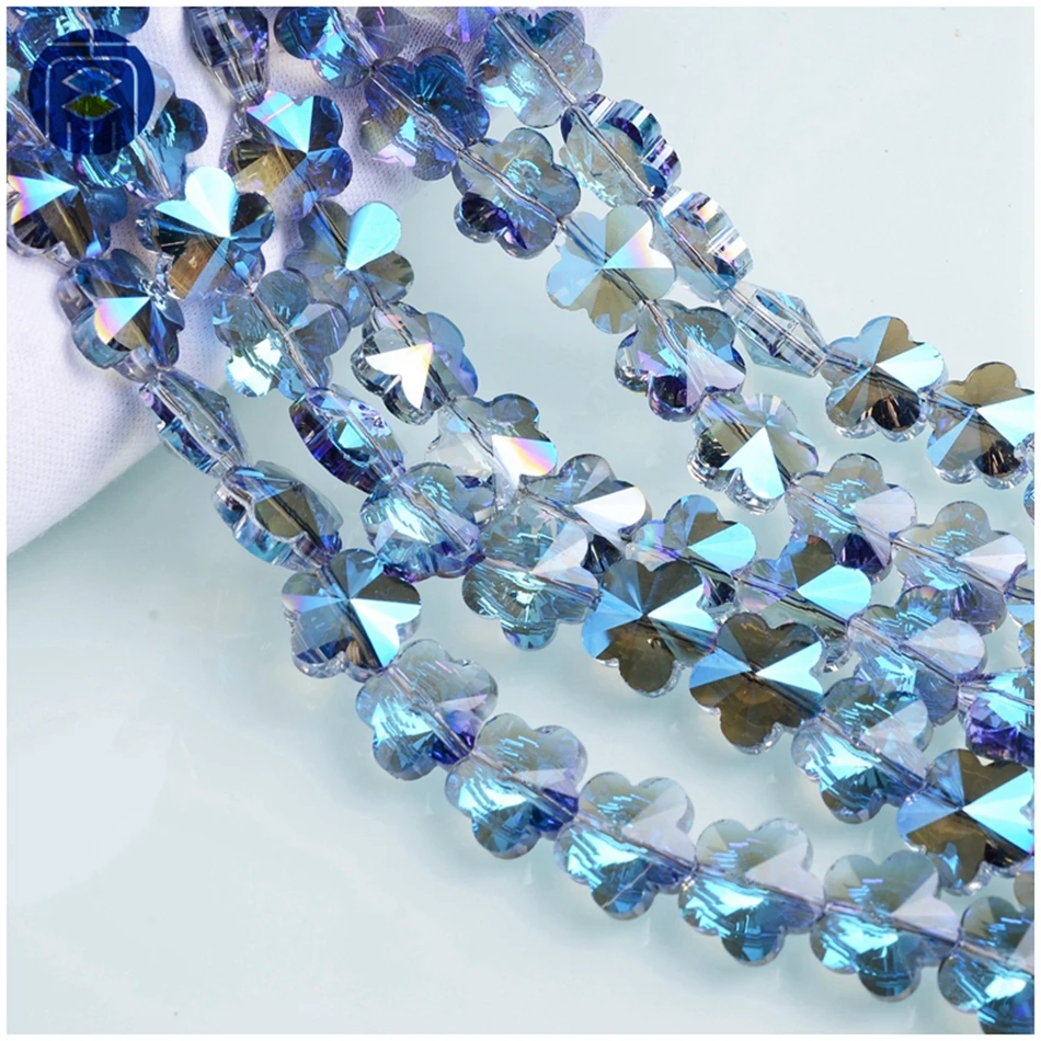 

Beads Factory Wholesale 10mm 14mm Flower Shape Crystal Glass Beads