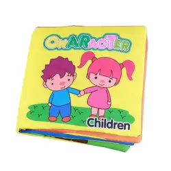 Высокое качество ткань книги развивающие мягкие развития раннего обучения нетоксичные характер тема тканевая книга для ребенка малыша