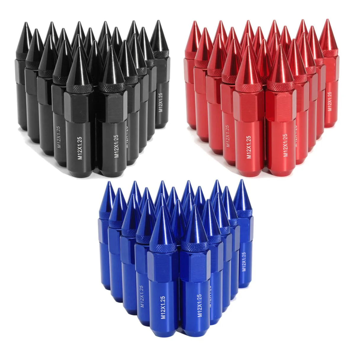 

20Pcs M12X1.25 Car Wheels Rims Lug Nuts Spiked Extended Tuner For Honda for Toyota for Ford