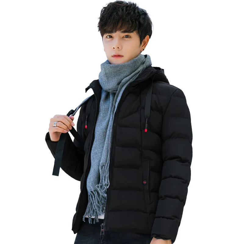 2018 New Pattern Thickening Down Cotton Trend mens Winter