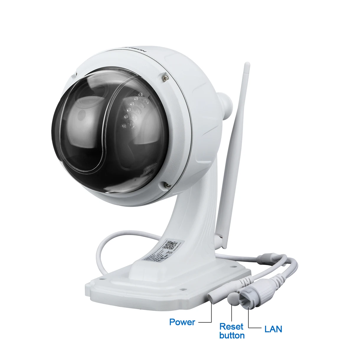 

FLOUREON 1080P Wireless WiFi IP Camera CCTV Security System Surveillance Camera 5X ZOOM IR-CUT IP66 Dome Outdoor 2.0MP IP Camera