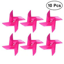 10 шт пластиковый штифт ветряной мельницы ветер Spinner дети игрушка сад газон вечерние украшения(красочные