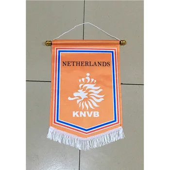 

Netherlands Holland National Footbal 36cm*23cm Size Double Sides Christmas Decorations for Home Hanging Flag Banner Gifts