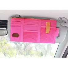Авто-Стайлинг автомобильный козырек от солнца, для карт посылка держатель многофункциональный во время езды в автомобиле карман органайзер сумка карман авто уборки аксессуары