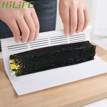 HILIFE Nicht-stick Kunststoff Sushi Roll matte Algen Nori Sushi Vorhang Form DIY Sushi Roller Maker küche Kochen werkzeuge