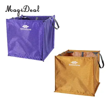 

2 Pieces Nylon Rock Climbing Tree Arborist Caving Rescue Throw Line Rope Cord Gear Storage Cube Bag for Camping Hiking Accessory