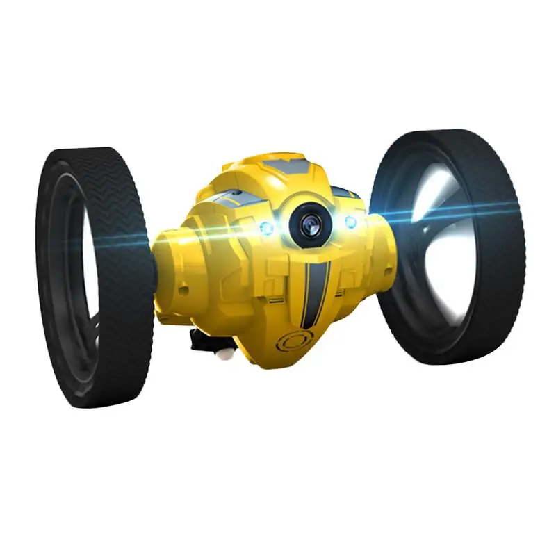 

2019 New Stunt Remote Control Car 2.4G Real-Time Transmission Camera - Bounce Vehicle Toy 360 Degree Rotation P4R