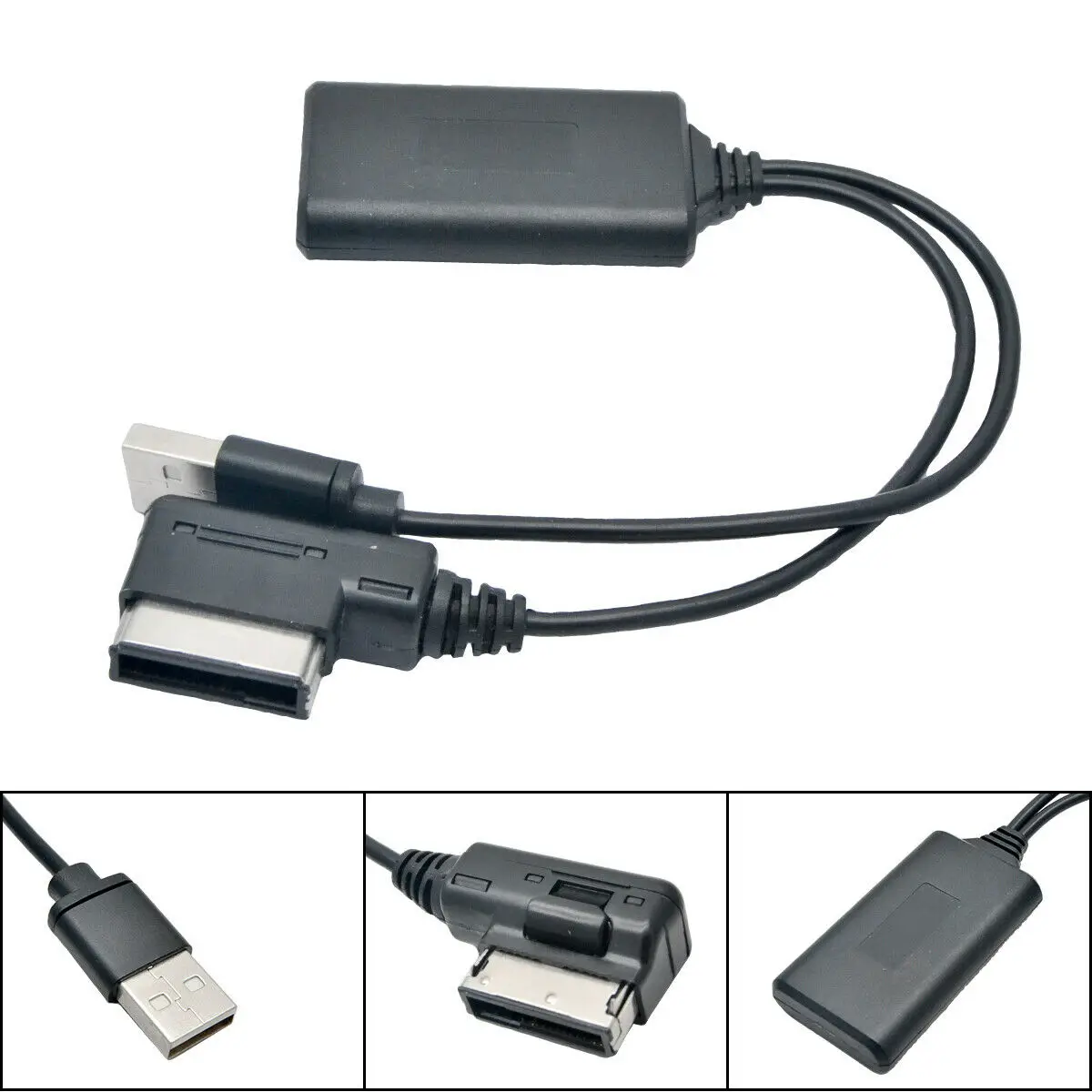 Bluetooth USB AUX аудио адаптер кабель для Audi A5 8T A6 4F A8 4E Q7 7L AMI MMI|Кабели адаптеры и разъемы|
