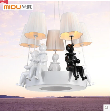 

European Chandelier Lamp Living Room Bedroom Dining Creative Chandelier Lighting Led Chandelier Small Puppet
