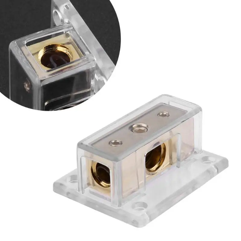 Автомобильный аудиокабель VODOOL 1x 1/0AWG в 2x4AWG разветвитель питания/кабель для