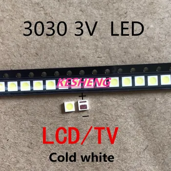 

100pcs Retroilluminazione A LED 1 w 3030 3 v bianco Freddo 80-100LM TV Applicazione 62-113TUN2C/S5000-00F/TR8-T