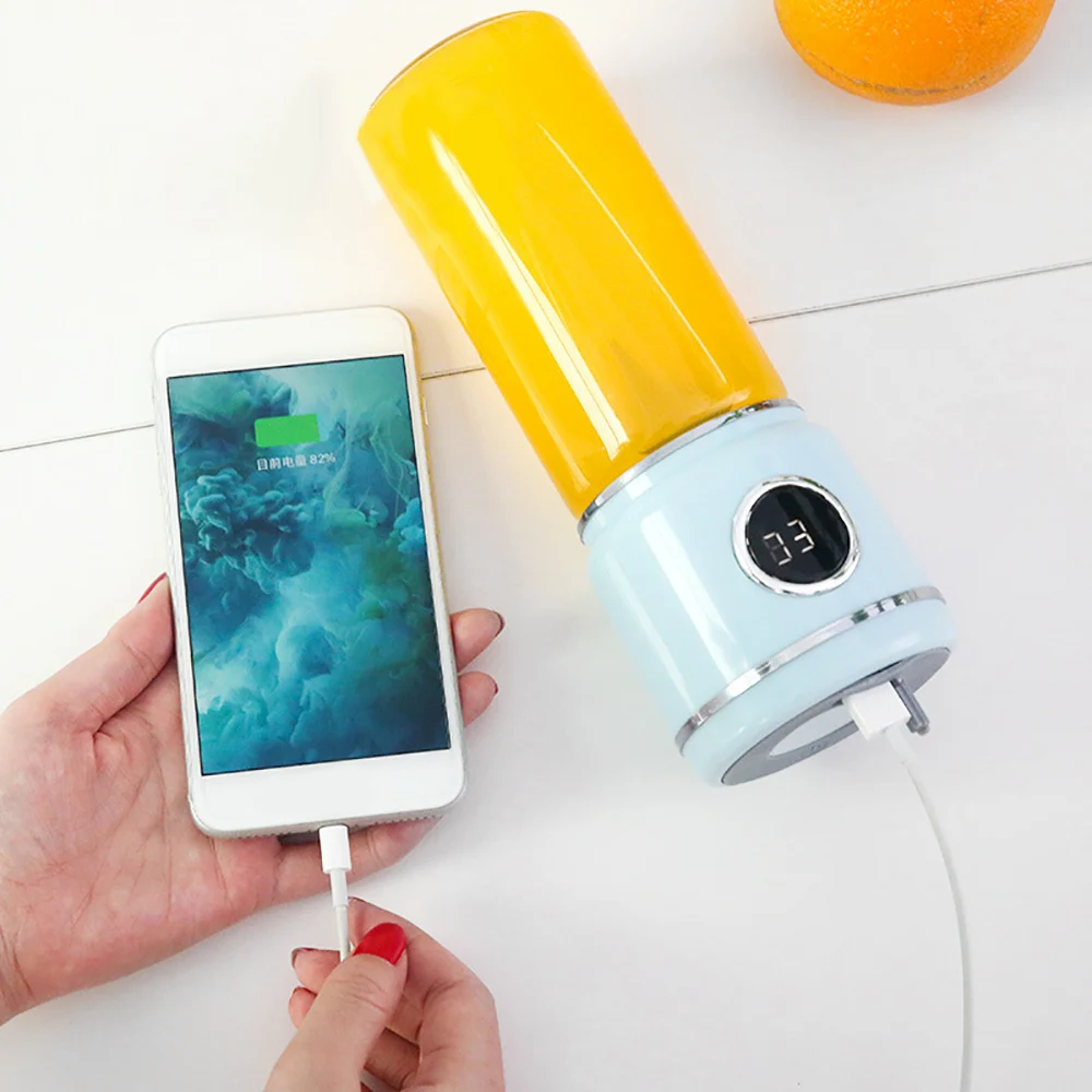 Портативная электрическая соковыжималка блендер USB фруктовые миксеры чашка