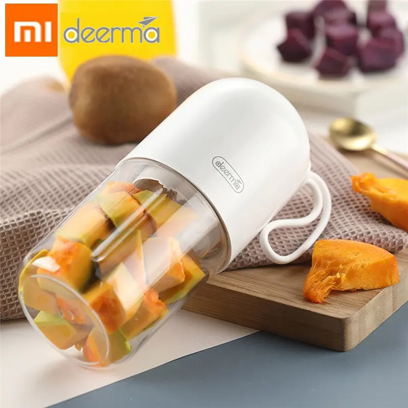 

Deerma DEM-NU01 Portable Mini Fruit Juicer Kitchen Electric Mixer Mini Capsule Shape Powerful Electric Juices Cup