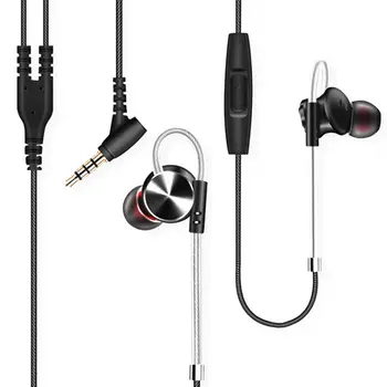

In-Ear Earphone For Phone Super Bass With Mic 3.5Mm Stereo Earbuds Magnetic Adsorption Headset Hifi Sport Earphones