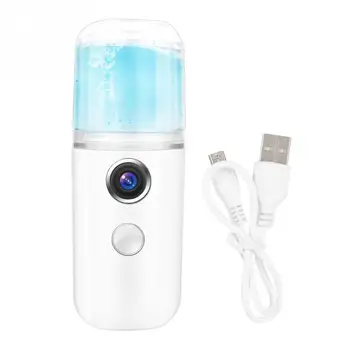 

30ml Portable Nano Mist Spray Handy Atomization Facial Moisturizing Beauty Instrument Nano Mist Spray Facial Steamer New