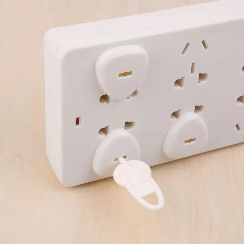 Baby Safety Anti Shock Plastic Security Lock Outlet Plugs Socket