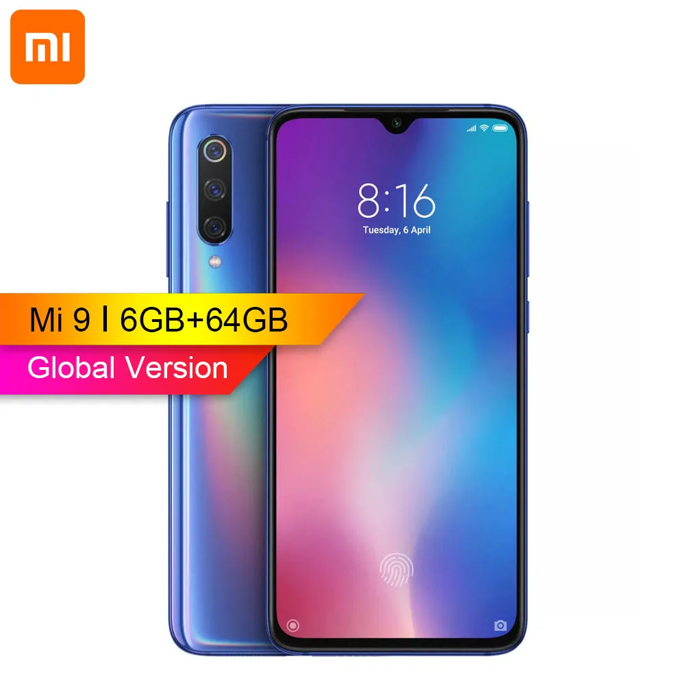 

Global Version Xiaomi Mi9 Mi 9 6GB RAM 128GB ROM Cellphone Snapdragon 855 Octa core 6.39" FHD Screen AI Triple Camera Mobile