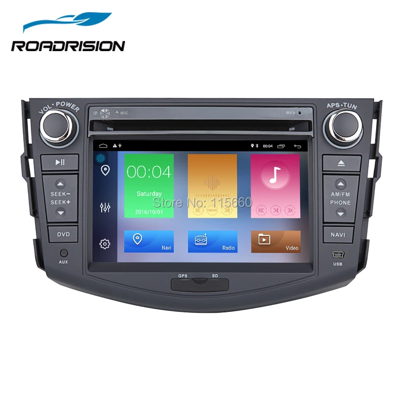 Roadrision 2Din Android 8,1 Автомобильный мультимедийный dvd-плеер для Toyota RAV4 Аудио Видео Стерео gps Навигация Авто Радио RDS Wi-Fi BT