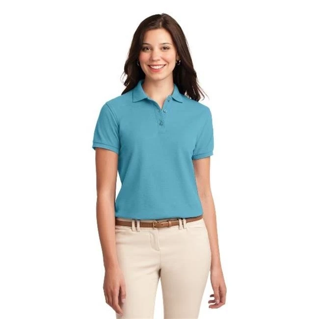 Порты и разъёмы Authority L500 Дамы Silk Touch Polo футболка Maui синий-6XL |