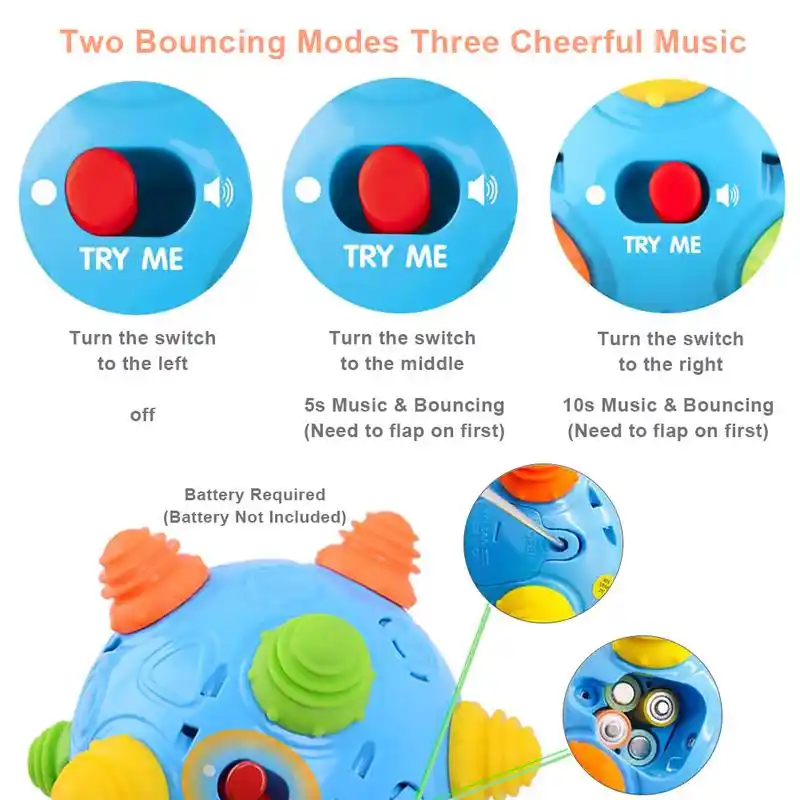 baby music shake dancing ball toy