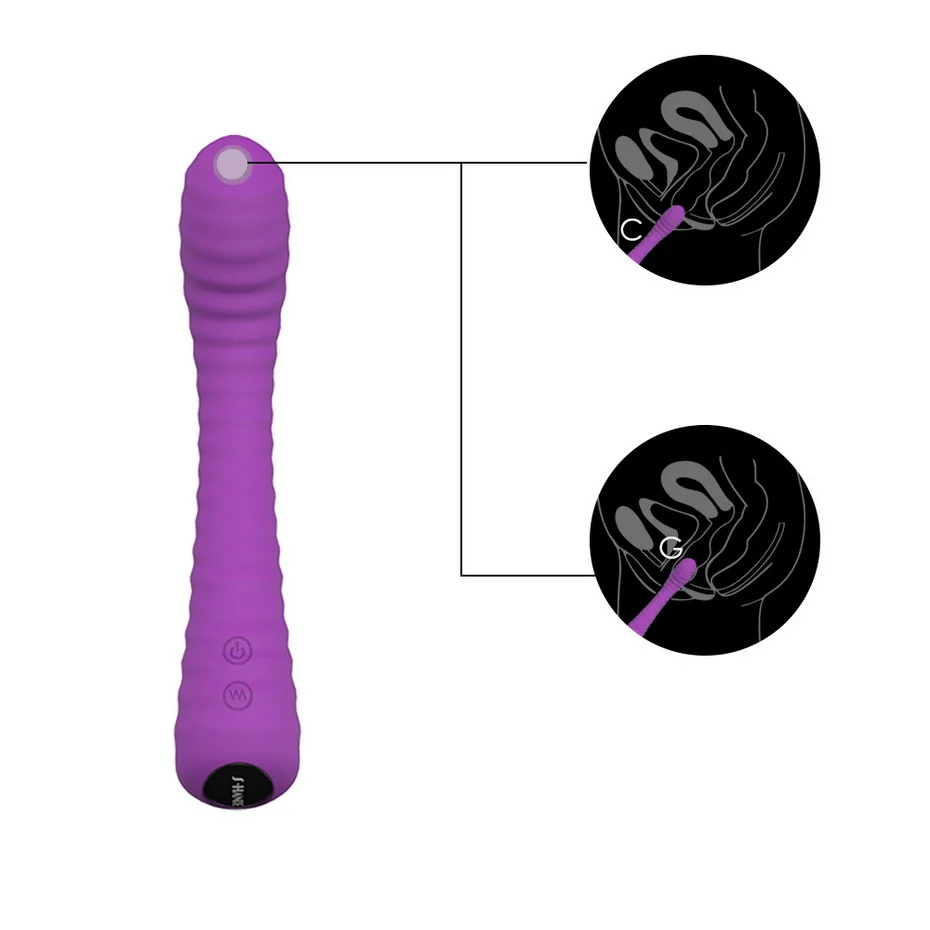 9 режимов силиконовый вибратор G Spot USB зарядка Мощный вибрационный фаллоимитатор