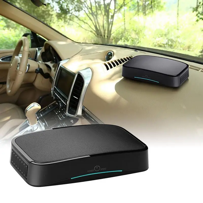 

Car Air Purifier Intelligent Efficient High Power With Three Levels Twin Turbo Fan Four Heavy Filtering Environmental Induction