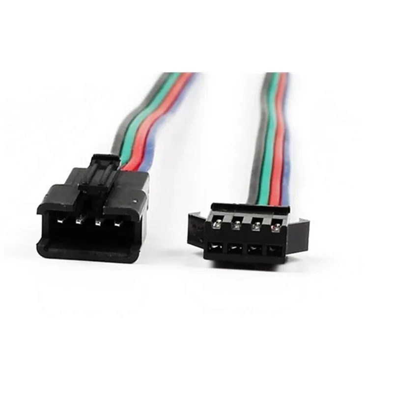 5 100 пар 2 3 4 штырьков разъем SM для jst 2PIN 3pin 4pin 5pin провод штекер pigtail светодиодная