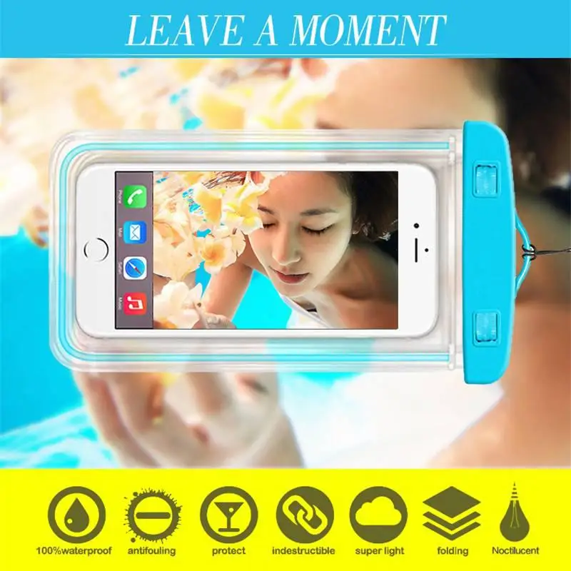 KISSCASE Waterproof Case For Huawei P30 Pro P20 Luminous Pouch Phone Bag Case For Samsung Galaxy S10 Plus Photography Underwater KISSCASE Waterproof Case For Huawei P30 Pro P20 Luminous Pouch Phone Bag Case For Samsung Galaxy S10 Plus Photography Underwater