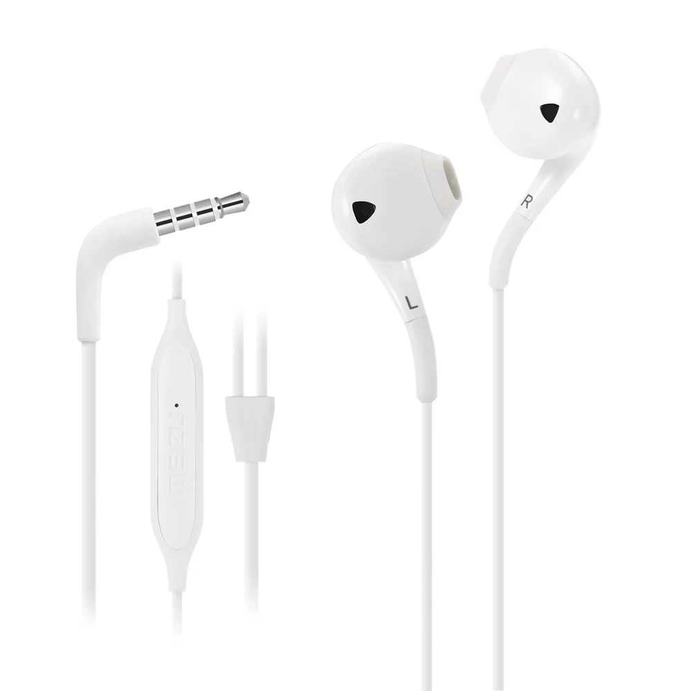 Meizu EP2X музыкальные наушники вкладыши с микрофоном на шнур Управление из