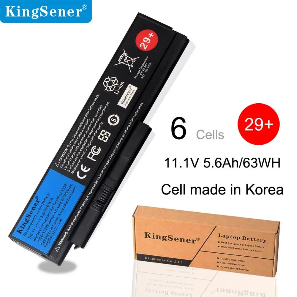  KingSener Laptop Battery For Lenovo Thinkpad X220 X220I X220S 42T4899 42T4900 42T4942 42T4872 42T48