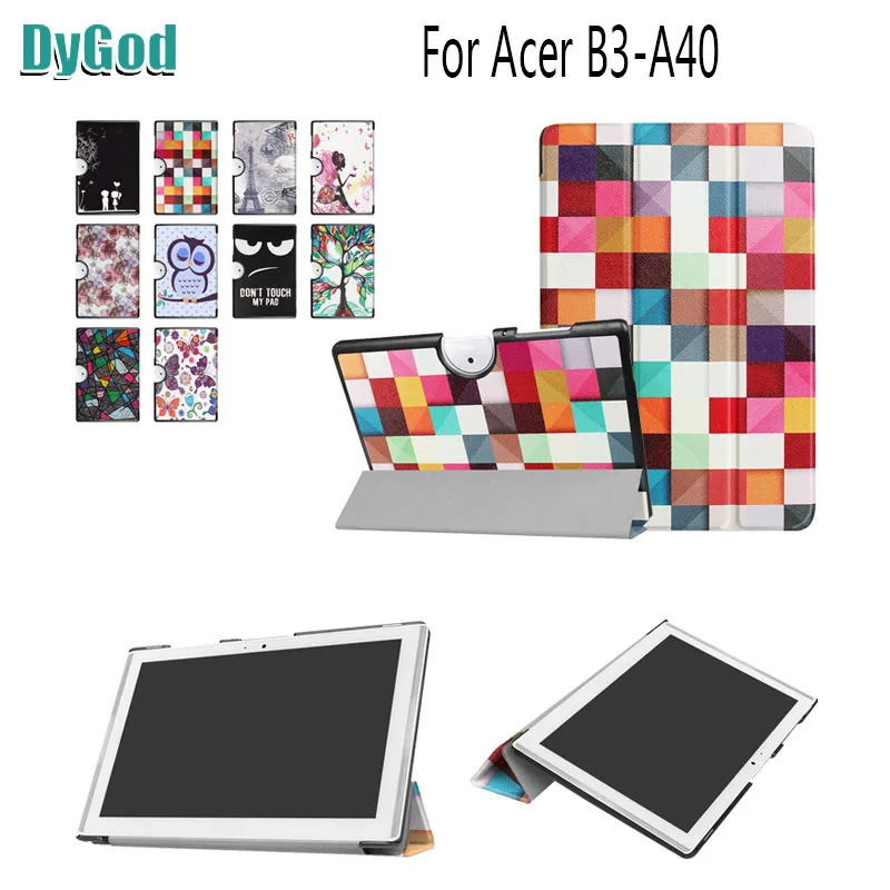 New 10 Inch For Acer Iconia One B3-A40 Smart Tablet Leather Cover Magnetic Silk Texture Slip-resistant Protective | Компьютеры и офис