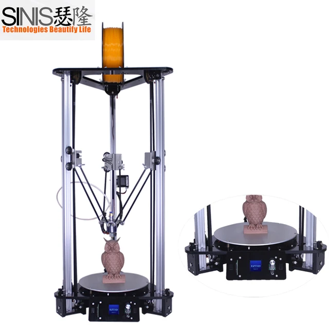 Cheap Made in China Sinis T1 3d Printer DIY Kit House-hold Delta 3d Printer Multi-functional Laser Engraver 3d Printer Metal Machine 
