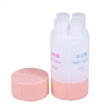 1 шт. 4 в 1 Набор для путешествий 60 мл организованная герметичные дорожные наборы труб емкости с дозатором для лосьона для шампуня мыло