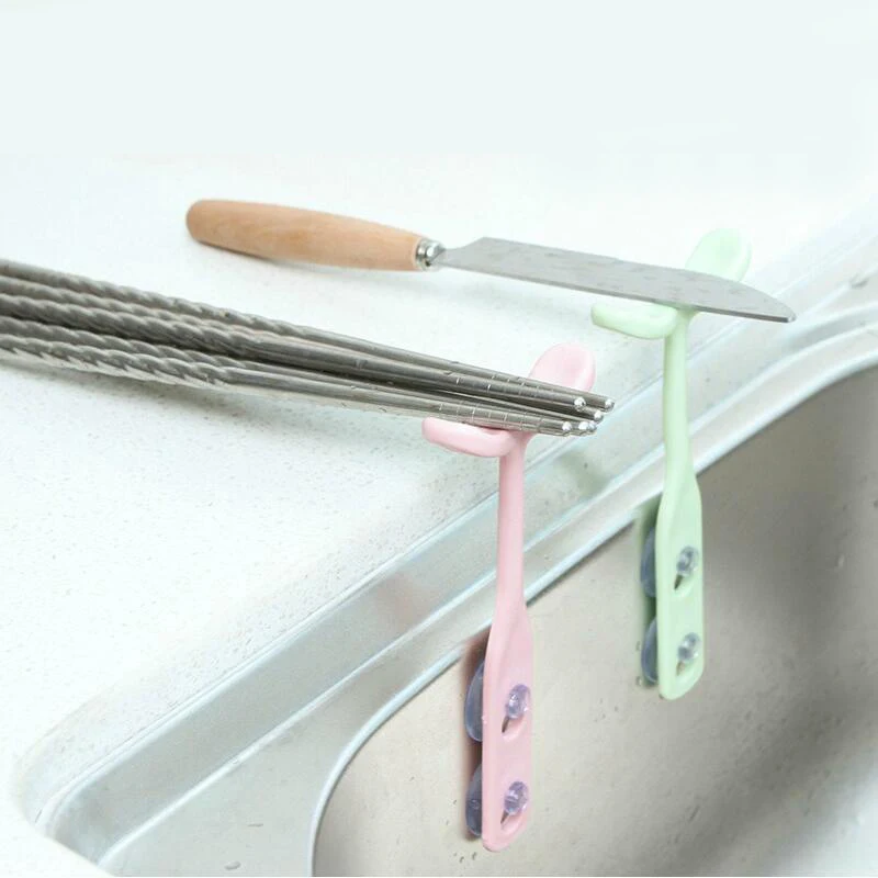 Tofok الفول براعم عصا قوس مجرفة ملعقة سكوب ملعقة عيدان الالتصاق استنزاف بالوعة حامل فندق المطبخ تخزين الرف