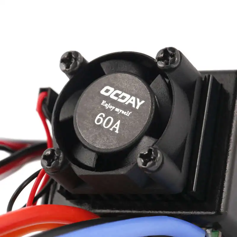 1 шт. Ocday Sense/No Sense бесщеточный двигатель и 60A Esc для 1/10 Rc Автомобиль Грузовик Off-Road низкое напряжение защита от отключения Универсальный