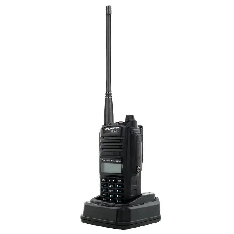 

BaoFeng Walkie Talkie Dual Band Waterproof Two Way Cb Radio Walkie Talkie BF-A58 LCD 5W 136MHz-174MHz/400-520MHz LED Flashlight