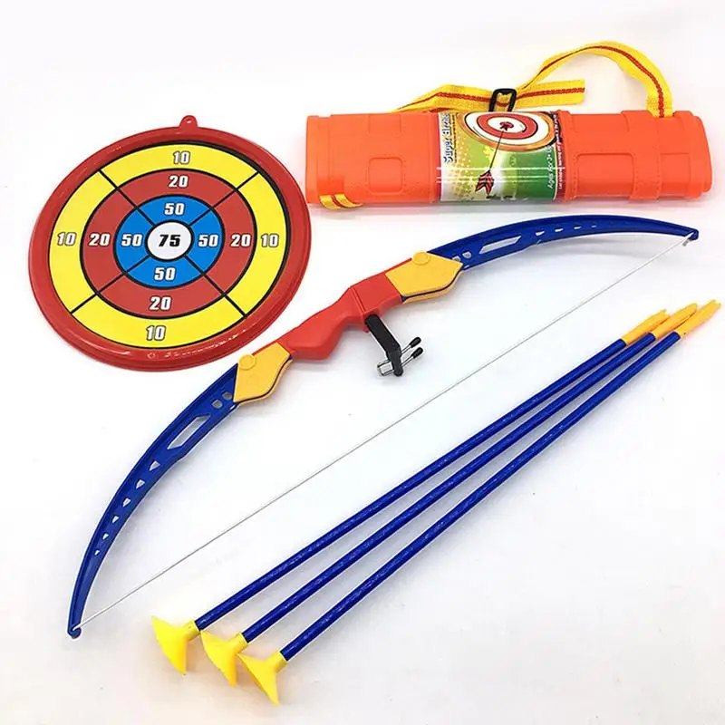 

54cm Large Kids Toy Bow Arrow Archery Target Aiming Shooting Set Outdoor Garden Fun Game Safe Fun Play toy