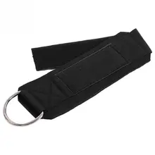 1 шт. гимнастические упражнения фитнес ремешок на лодыжке ремень сила мышц ног тренировка тяговые полосы повязка с большой D кольцевой пряжкой