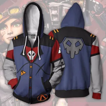 

2019 new autumn hoodie sweatshirt jacket hoodie clothing legion clothing tailored 3D printing zipper hoodie shirt