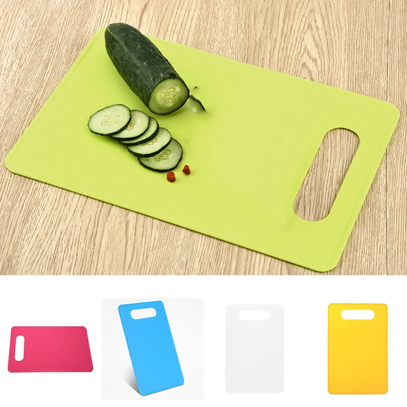 Plastic Chopping Mat Flexible Thin Board Kitchen Cutting Food Mat Pad