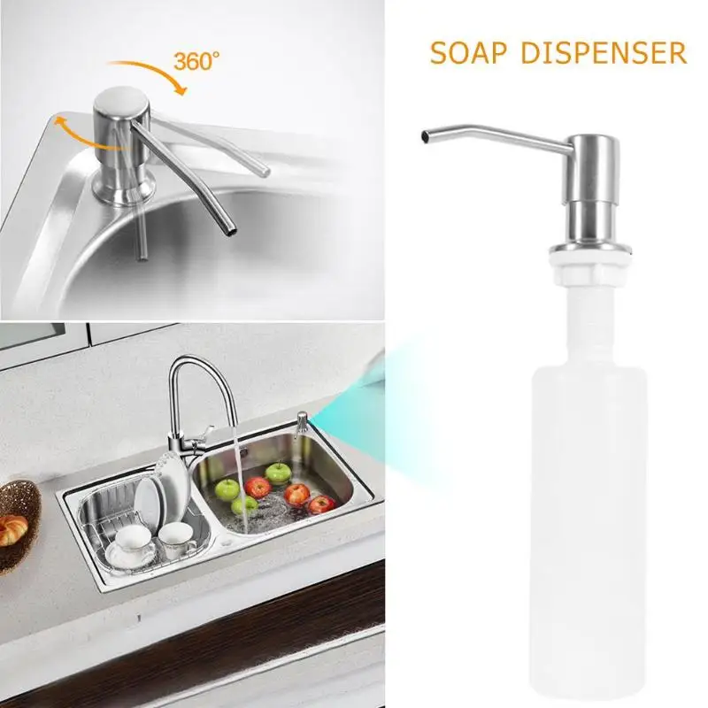

2019 New Kitchen Soap Dispenser Bathroom Detergent Dispenser Bathroom Detergent Liquid Soap Lotion Dispensers
