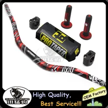 Оранжевый 1 1/" Жир Бар 28 мм руль+ ручки+ коврик для барной стойки MX мотокросса мотоцикл Пит Байк подходит для KTM EXC CRF YZF250 KLX rmz