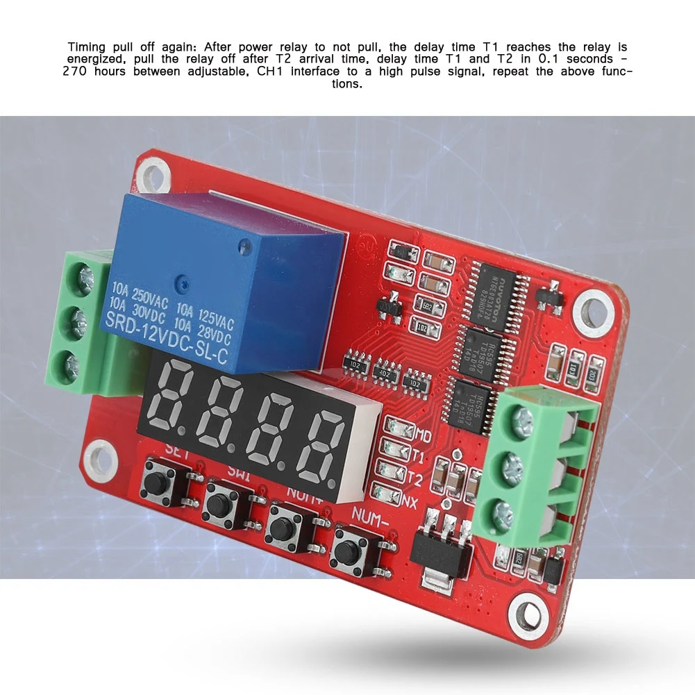 Многофункциональный FRM01 12 В релейный модуль бесконечная петля синхронизации 1 канал самоблокирующийся релейный цикл таймер модуль Автоматизация Задержка петля