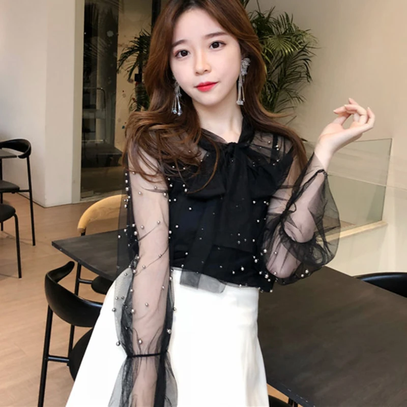 Модные женские туфли с оборками из бантиков фатиновой юбкой и длинным рукавом