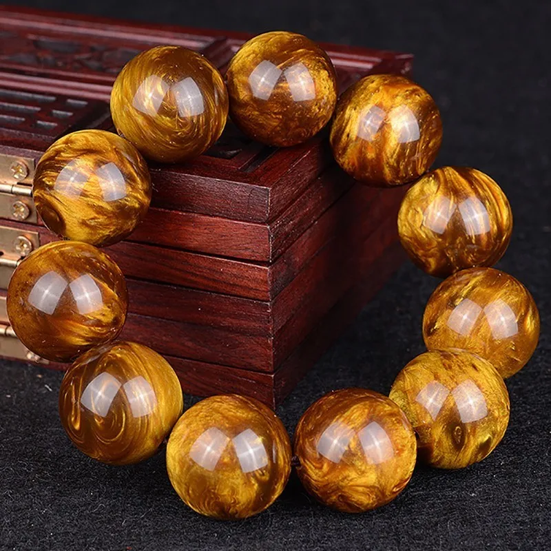 Details about   7mm Golden Black Coral Adjustable Bracelet Sea Willow Java Traditional Bangle 