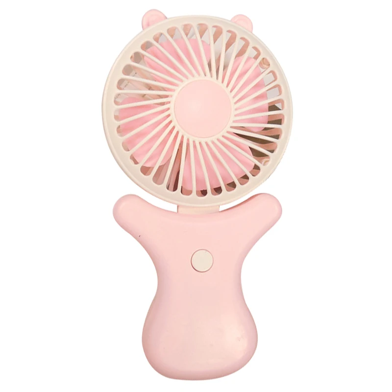 

HOT Outdoor Folding Fan Handheld Charging Fan Cute Cartoon Fan Mini Portable Fan Small Fan Square Color Random blue, pink, purpl